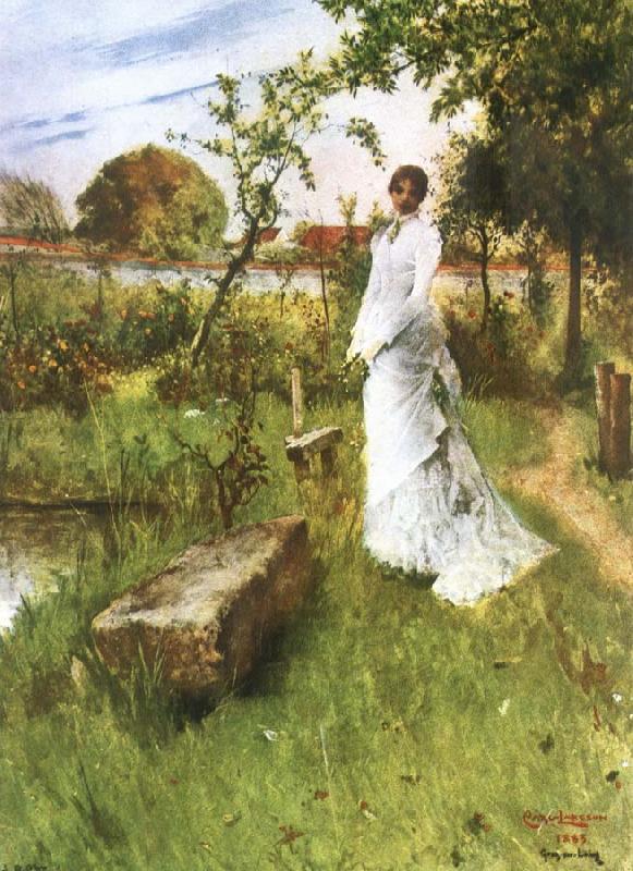 Carl Larsson The Bride France oil painting art
